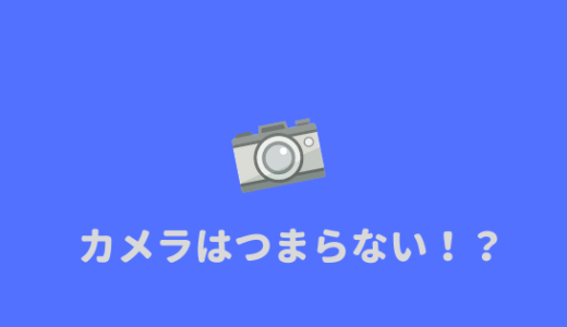 【つまらない？】カメラや写真がつまらないと思う人の特徴